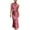 Hot Pink, variant on IROINNID Bodycon Dress For Women Sleeveless Round Neckline Summer Casual Vest Long Dress Strapless Solid Color Dress