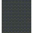 thumbnail image 3 of Ambesonne Dark Blue Duvet Cover Set, Chevron Neon Effect, Twin, Dark Blue Yellow Green, 3 of 3
