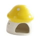 thumbnail image 4 of Casita de cerámica para hámster, hábitat resistente, escondite de dibujos animados, cama para hámster. Amarillo, 4 of 9