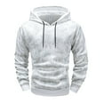 thumbnail image 4 of sususu Men's Hoodies Pullover Xl Hoodies And Sweatshirts For Winter Thick Warm Hoodie For Cold Weather Comfort And Style Cozy Layering For Men,White,XXL, 4 of 4