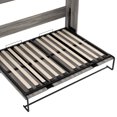 thumbnail image 5 of Euroco Wood Full Size Murphy Bed, Convertible into Cabinet, Gray, 5 of 12