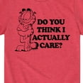 thumbnail image 3 of Garfield - Do You Think I Actually Care - Toddler & Youth Short Sleeve Graphic T-Shirt, 3 of 5