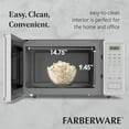 thumbnail image 6 of Farberware FMGZ11WHA 1.1 Cu. Ft. 1000-Watt Microwave Oven, White, 6 of 6