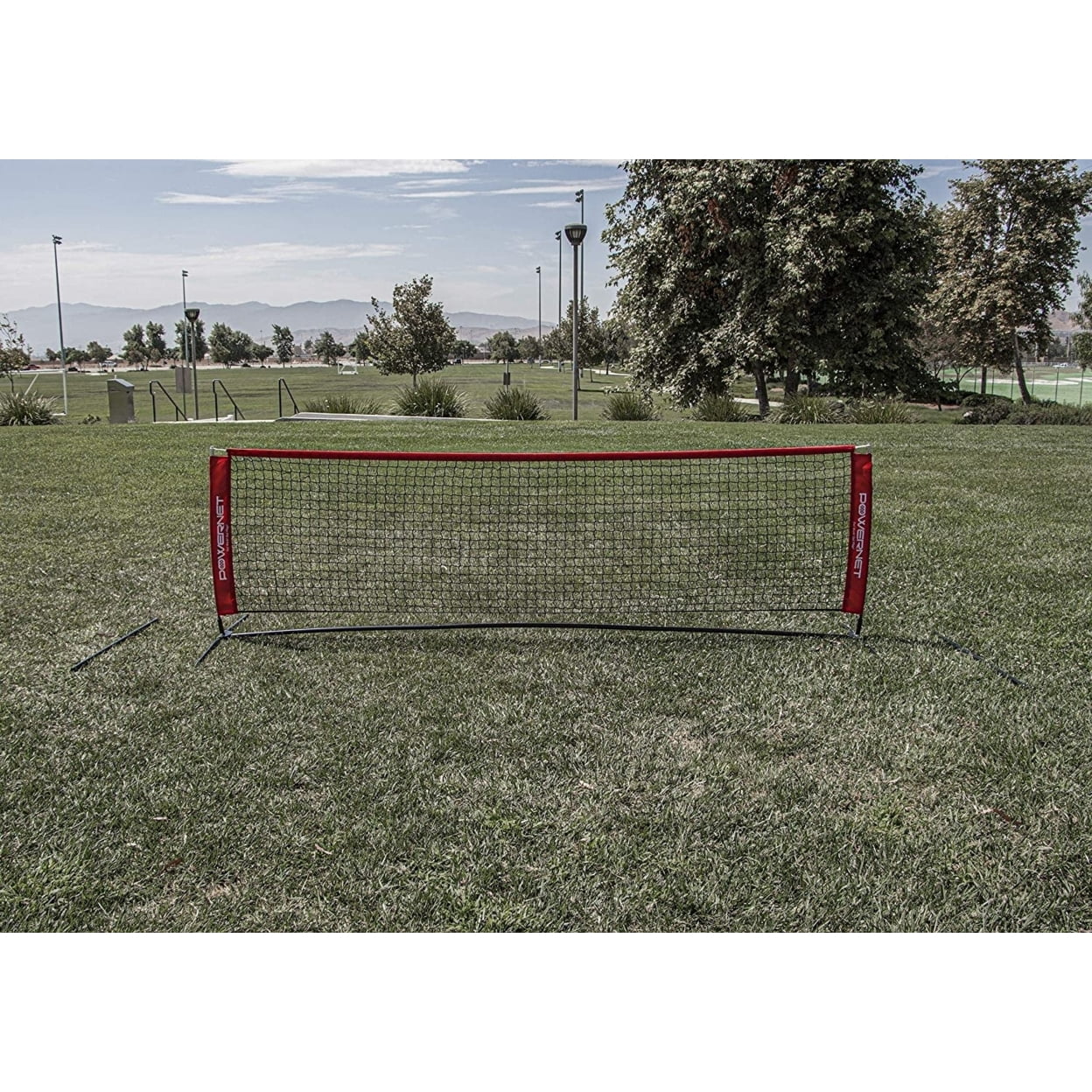 PowerNet Portable 10x3 Ft Net for Tennis Badminton Volleyball Pickellball (1050)