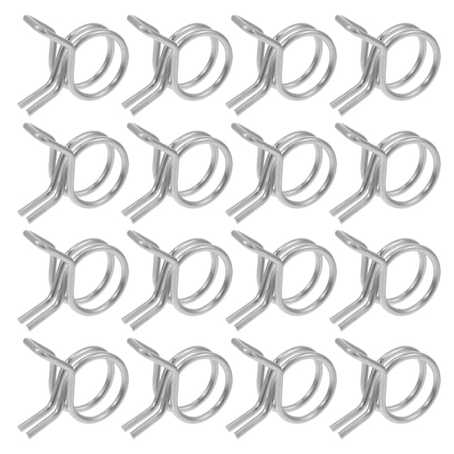 unbranded 100Ud Abrazadera De Inoxidable Para Mangueras Clamps Resistentes Y Duraderas