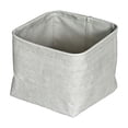 thumbnail image 2 of Foldable Cloth Storage Basket Organizer - 3 Sizes for Wardrobe Shelf, Bedroom, Living Room - Gray, 2 of 6