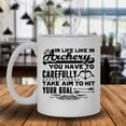 thumbnail image 2 of Archery Hit Your Goal Cup, Coffee Mug, Iced Coffee Mug 11 oz, 2 of 3
