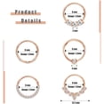 thumbnail image 4 of Jstyle Daith Earrings 16G Stainless Steel Cartilage Helix Tragus Nose Hoop Piercing Jewelry 8MM 10mm CZ Hinged Septum Rings, 4 of 7