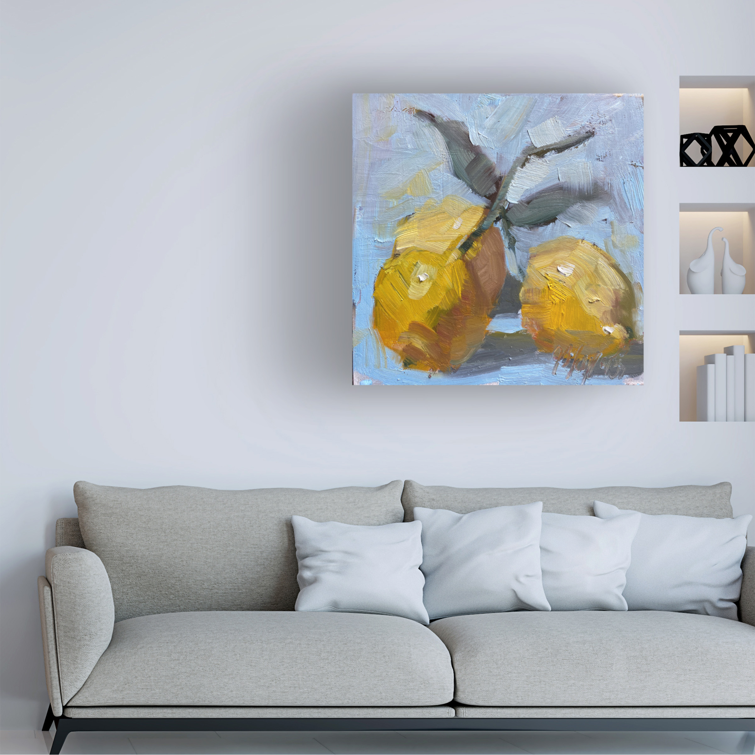 Jennifer Stottle Taylor 'Lemon Fashion' Canvas Art