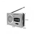 thumbnail image 3 of BC-R2033 Radio AM FM Antenne Télescopique Bande Complète Récepteur Radio Portable Rétro FM Lecteur Radio de Poche pour Aînés, Facile à Utiliser, 3 of 7
