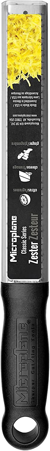 Microplane Black Classic Stainless Steel Zester & Cheese Grater - Hard —  The Knife Roll