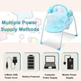 thumbnail image 4 of JieC Electric Baby Swing with Toy, Unisex, Suitable for Newborns From 0-36 Months,Blue, 4 of 10