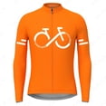 thumbnail image 4 of Maillot de ciclismo de manga larga de otoño, camisetas de ciclismo transpirables de secado rápido para hombre, ropa para deportes al aire libre, ciclismo de montaña y carretera, 4 of 5