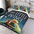 thumbnail image 3 of El Petit Prince (2) Conjunto de sábanas temático, trío de piezas, cómodo y amigable con la piel, diseño único, regalo de decoración para el hogar para familiares, amigos y fans,140X210cm, 3 of 6
