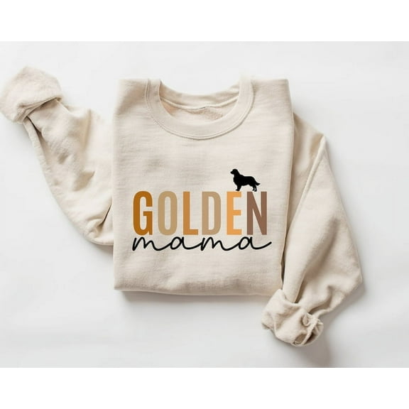 Golden Mama Shirt, Golden Retriever Sweatshirt, Dog Crewneck, Golden Dog Sweater, Dog Lover Gift, Golden Mom Sweatshirt, Dog Owner Clothing