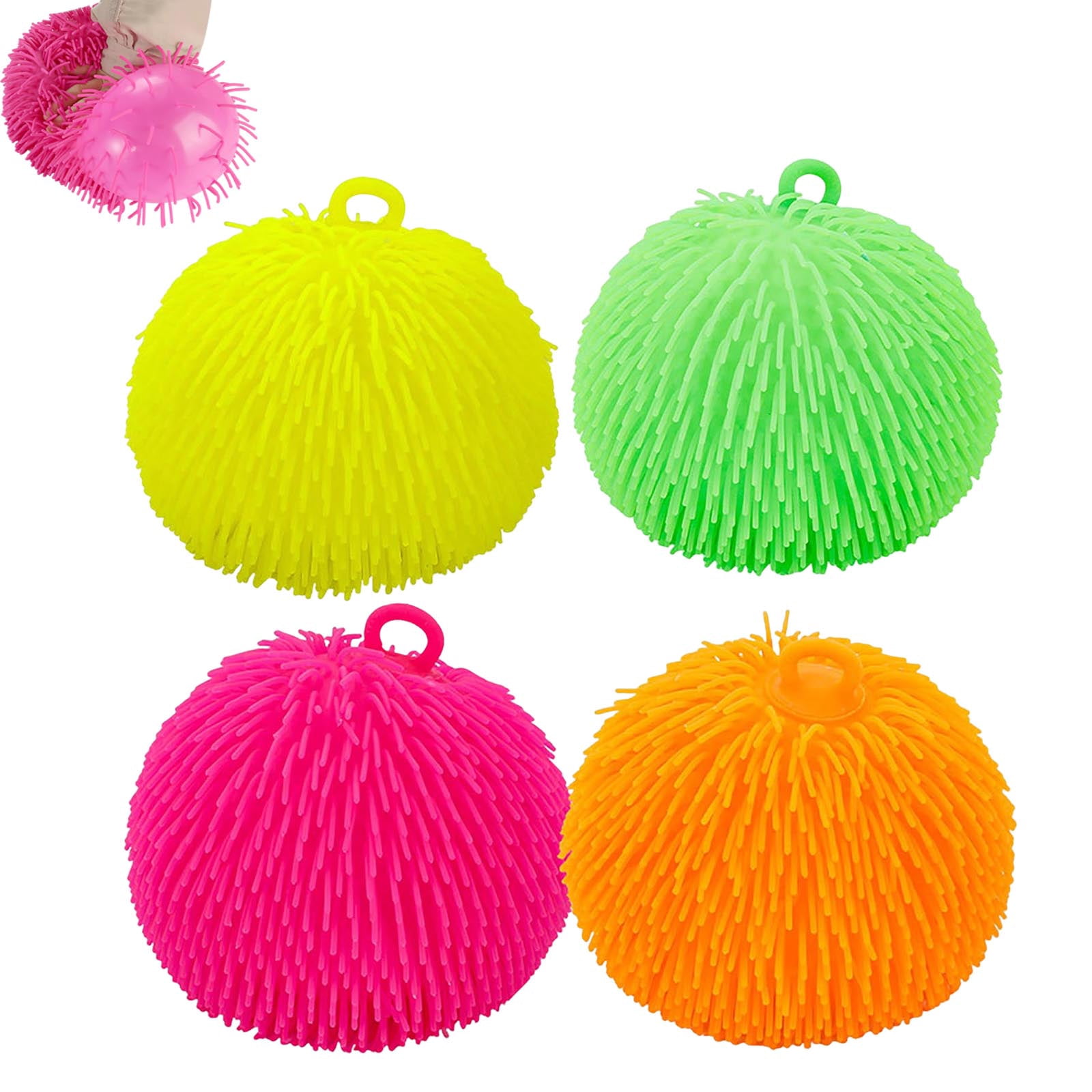 1 Pcs Puffer Ball Spiky Sensory Balls Bulk Bouncy Sensory Stress Relief Toy for Fun Fidget Anxiety Game Classroom Prizes Party Favors