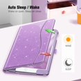thumbnail image 3 of Funda para tablet FINTIE para iPad 10.2" con soporte multiángulo, color morado, 3 of 9