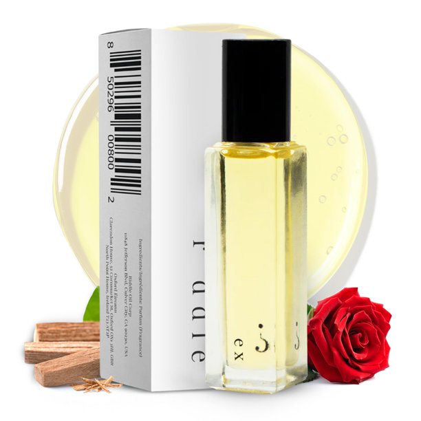 Perfume Riddle Ex Roll-On para mujer, cardamomo, sándalo y rosa