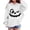 F White, variant on Kids Hoodie Sweatshirt, Boys Girls Long Sleeve Glow‑in‑the‑Dark Halloween Print Loose Comfortable Pullover Tops