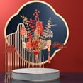 thumbnail image 2 of Decoración tradicional china para el Año Nuevo con ramo de frutos rojos artificiales para la buena suerte. Sin fruta áurea, 2 of 5