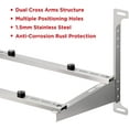 thumbnail image 5 of TURBRO Wall Mount Stand for Mini Split Ductless Air Conditioner Heat Pump System, Sturdy Stainless Steel Bracket w/Dual Cross-Bars, Support Condenser up to 550 lbs (7,000 - 24,000 BTU), 5 of 7