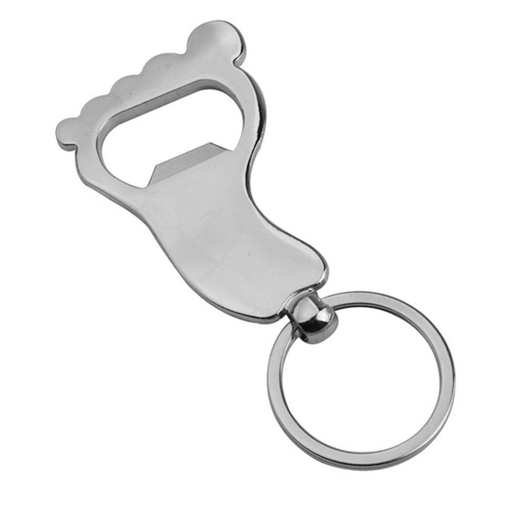ZHome Mini Beer Bottle Opener Kitchen Bar Tool Accessaries Aluminum Alloy Portable Bottle Opener Key Ring Chain Multicolor 4PCS