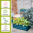 thumbnail image 6 of Demeter Corrugated Metal Raised Bed, 34” x 34”, 6 of 7
