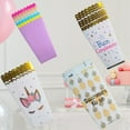 thumbnail image 3 of 6 Pcs Boîte à Maïs Soufflé Jetable Rangement Collation Carton Blanc Emballage de Fête pour Anniversaire, 3 of 7