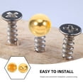 thumbnail image 7 of OULII  Golden Threaded Lamp Cap Nuts for Light Decoration 30Pcs, 7 of 7