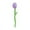 Purple, variant on Loespoir Bright and Textured Toy Flowers with Soft Petals, Decorative Plush Arrangements for Play and Gifts, for Room Accents and Portable Fun(Purple)