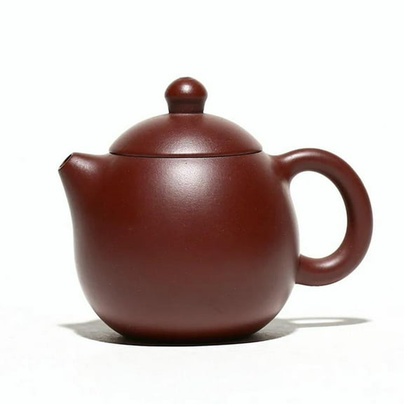 Tea Cup Set Handmade Dragon Egg Tea Pot Raw Ore Purple Zhu Mud Kettle Zisha Tea Set 100ml Chinese Yixing Famous Purple Clay Teapots Teapots & Coffee Servers Travel Tea Set