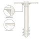 thumbnail image 2 of Beach Umbrella Screw Sand Anchor Stand Holder | Fishing Rod Gripper One Size Fits Most | Safe Compatible With Strong Wind, 2 of 3