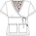 thumbnail image 4 of koi Classics Women's Katelyn Wrap Solid Scrub Top, 4 of 6