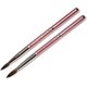 thumbnail image 1 of Beaute Galleria Juego de 2 pinceles redondos acrílicos Kolinsky Sable para decoración de uñas, pintura con detalles de manicura, bolígrafo para decoración de uñas (tamaño 8 12), 1 of 5