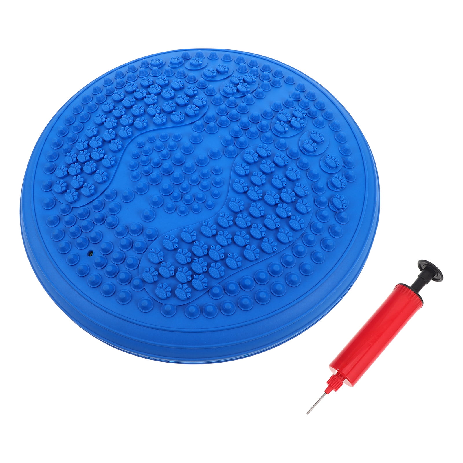 UPOUART Portable Inflatable Round Yoga Mat with Thickened Material for Balance and Massage