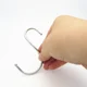 thumbnail image 5 of Ganchos redondos en forma de S, juego de 5 ganchos para estantes para ollas de cocina, perchas resistentes para ropa en forma de S, se adapta a la barra organizadora de utensilios, 5 of 5