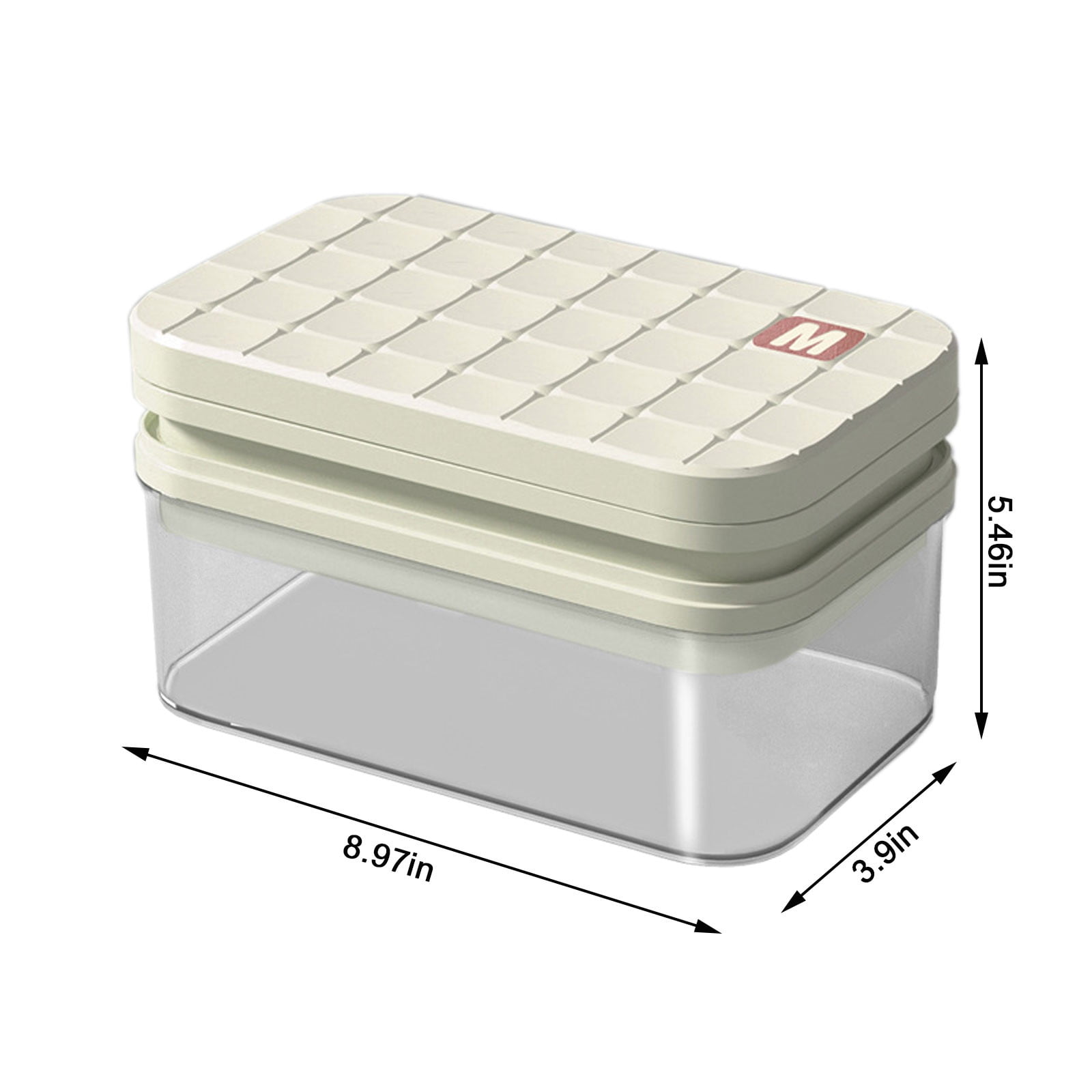 JMYHOAM Ice Tray Ice Block Tray, 28 Press-Type Ice Trays, Homemade Ice Ball Chilly Ice Block Molds, Easy Press Out Pattern Flexible Ice Block Molds, Suitable for Freezers, and Kitchen on Clearance