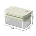 thumbnail image 2 of sruoe Ice Cube Trays, Ice Cube Trays for Freezer, Ice Cube Tray with Lid, 28 Pcs Ice Cube, Plastic, Square Ice Lattice, Household Ice Making, 2 of 7