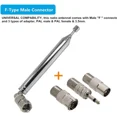 thumbnail image 5 of FM Radio Antenna, Ancable Indoor FM Telescopic Antenna 75 Ohm F Type Male Plug C, 5 of 5