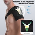 thumbnail image 4 of Visland Orthèse d'Épaule Ajustable Hommes Femmes Poignets Déchirés des Rotateurs Soulagement de la Douleur Manchon de Compression Enveloppe Récupération Épaule Stabilité Sangle de Soutien, 4 of 8
