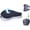 Black, variant on Small Travel Seat Cushion for Airplane,Portable Foldable Seat Cushion, with -in Handles-Memory Chair Cushions to Posture & ,for , Office, Gaming (