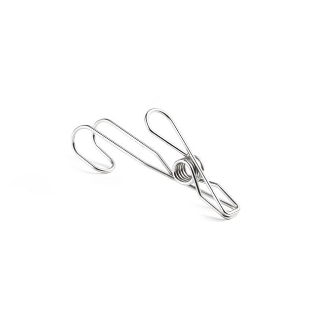 Cateissary Pin colgante a prueba de viento, pinzas para ropa de acero inoxidable, toallas de secado, pinza para la colada, pinzas impermeables para el Type3 NO3 Cateissary HA065115-02B