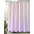 thumbnail image 2 of Fsddascl Yellow Pink Stripe Shower Curtain Set - 72" x 78" Washable Bathtub Curtain with 12 Hooks, Vertical Striped Gradient Geometric Waterproof Fabric Stall Shower Curtains for Bathroom/Bathtub, 2 of 6