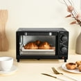 Mainstays 4 Slice Toaster Oven with 3 Setting, Baking Rack and Pan