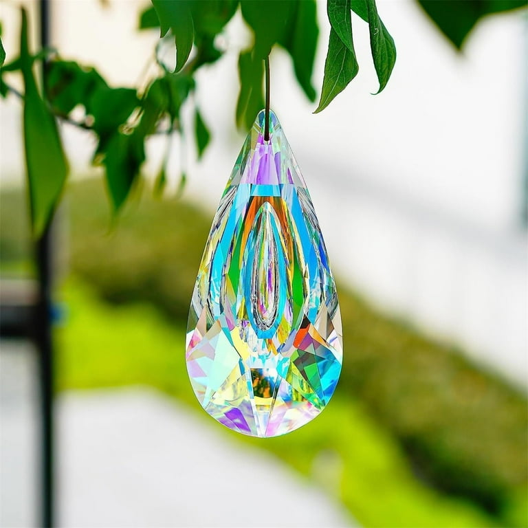 CCMAOLU 2025 New 120mm/4.7in Crystal Prism Suncatcher Window