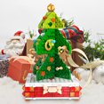 thumbnail image 3 of Caja de música de ladrillo de árbol de Navidad, caja de música de bloques de construcción DIY de árbol de Navidad, 3 of 8