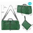 thumbnail image 6 of URSOFINE 65L Large Duffle Bag, Foldable Travel Gym Bag with Shoe Compartment, Lightweight Water Repellent Tear Resistant for Camping, Weekender, Overnight Travel, 6 of 7