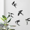 thumbnail image 4 of Tizuqe Acrylic Mirror Bird Wall Sticker Selfs Adhesive Mirror Wall Decors Removable for Living Room Bedroom Bathroom Decoration, 4 of 9