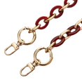 thumbnail image 3 of Acrylic Alloy Bag Chain Strap DIY Handbag Chain for Parties Travel Commuting Red 40cm, 3 of 10