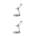 thumbnail image 3 of Moyic Compatibilidad universal con soporte para teléfono estable y ajustable Soporte para teléfono móvil manos libres plateado plata 2Conjunto, 3 of 6